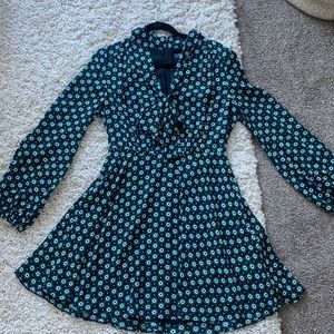 Ted Baker printed mini dress.